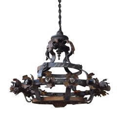 Wrought Iron Chandelier