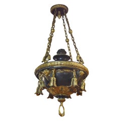 American Bronze Chandelier with Angels