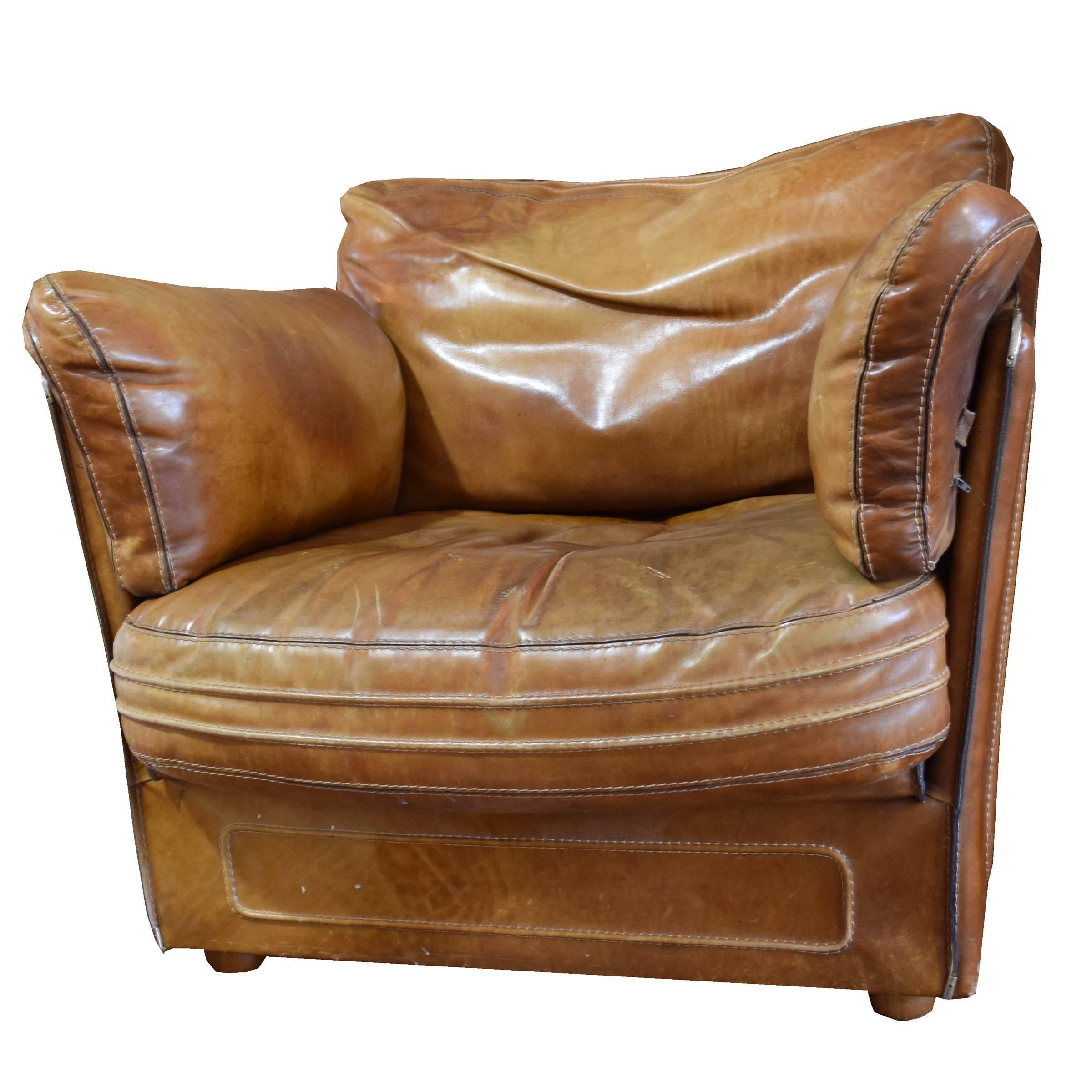 Late 20th Century Arcon Leather Suite