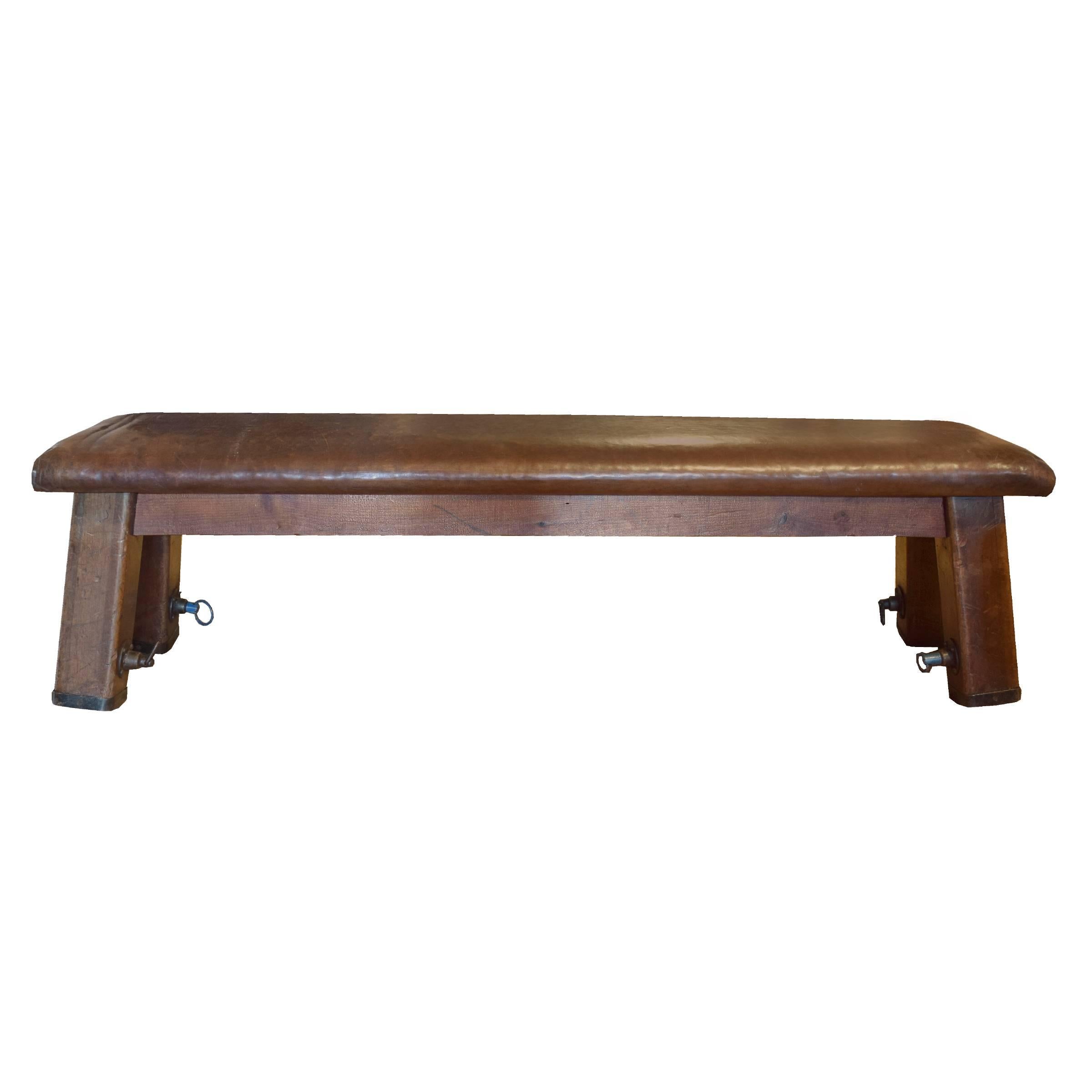 Leather Vaulting Bench