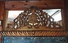 Spanish Tooled Leather Armoire