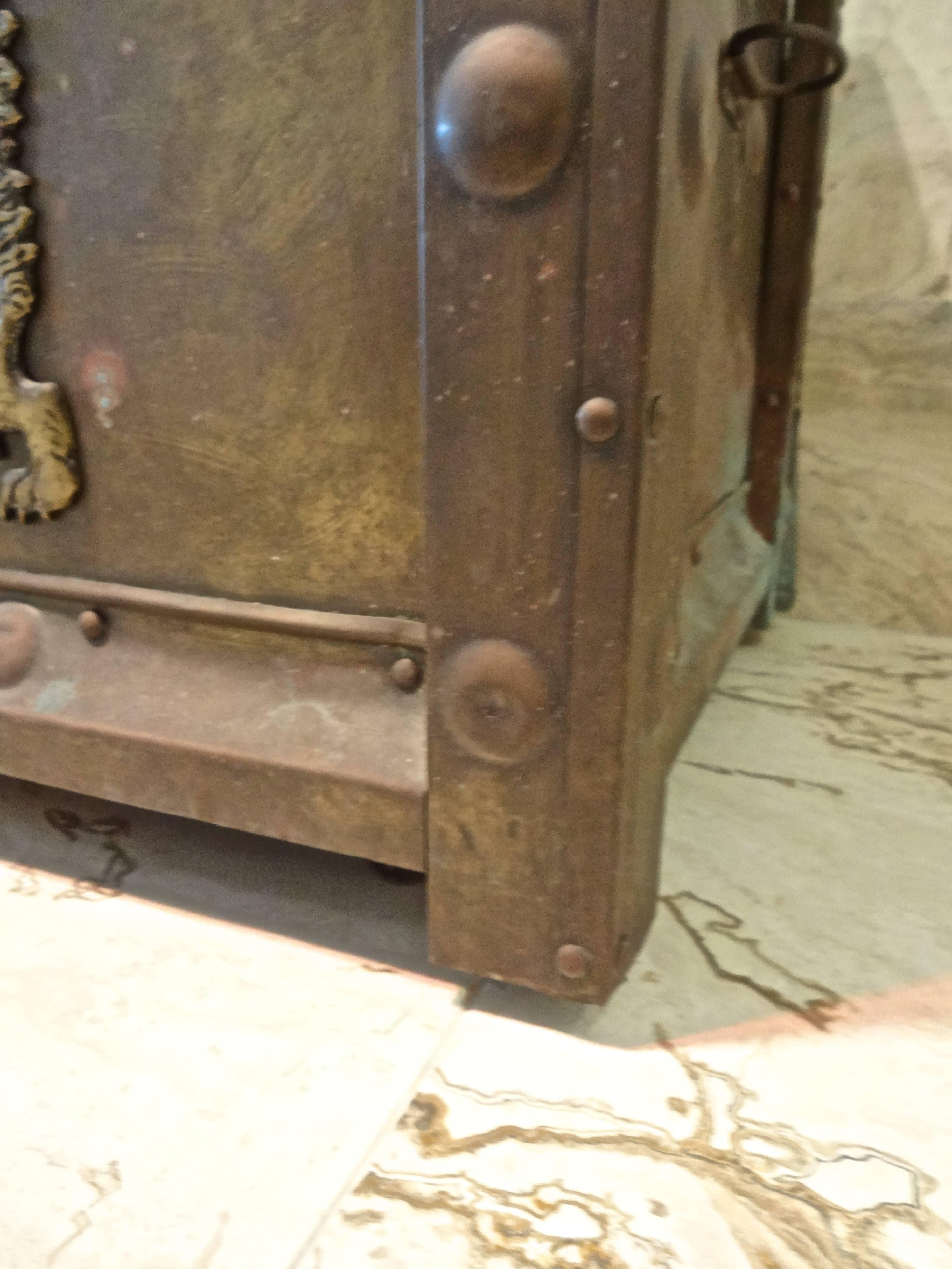 Hand-Crafted Netherlands, Amsterdam Copper-Clad Chest or Trunk