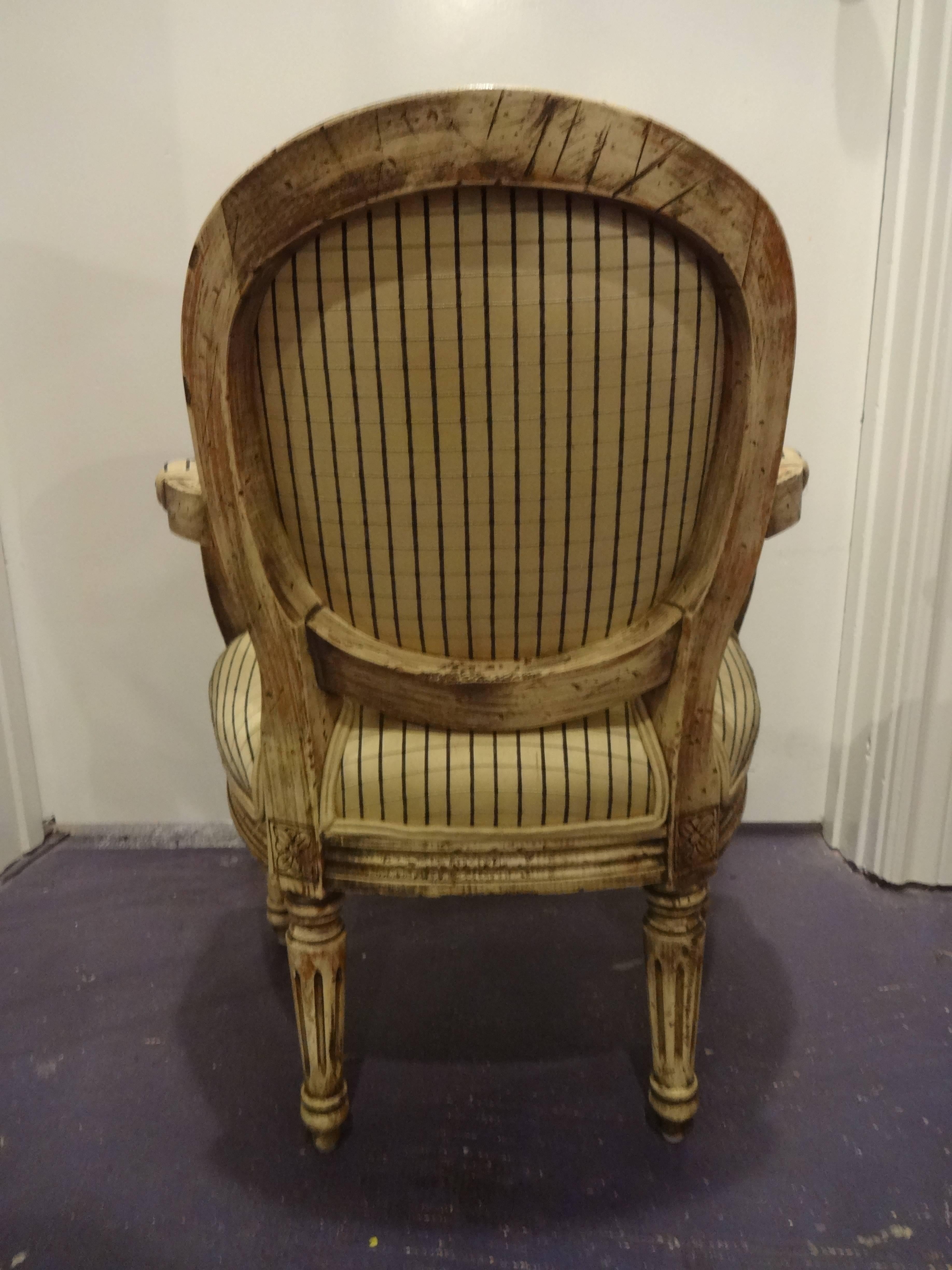 Painted French Child's Chair