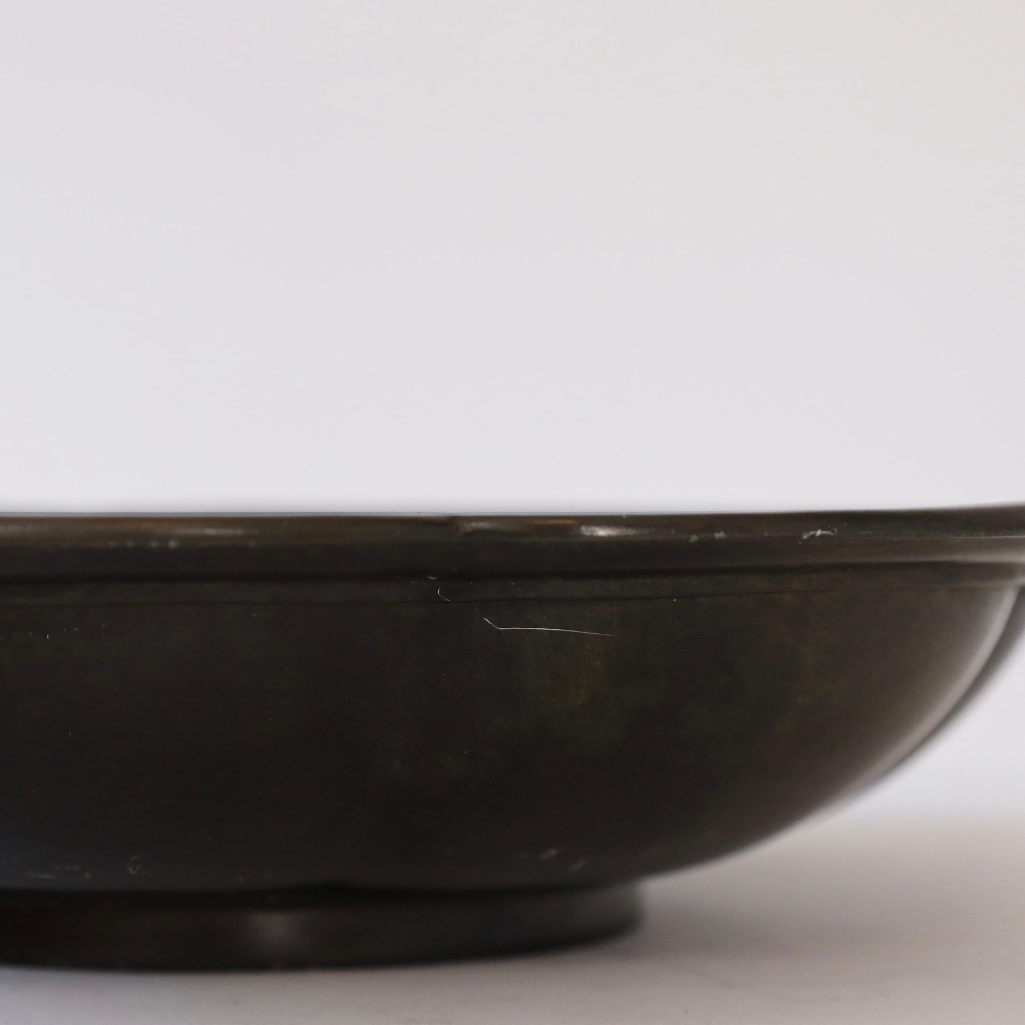 Just Andersen Art Deco bowl, 1930s, Denmark For Sale 3