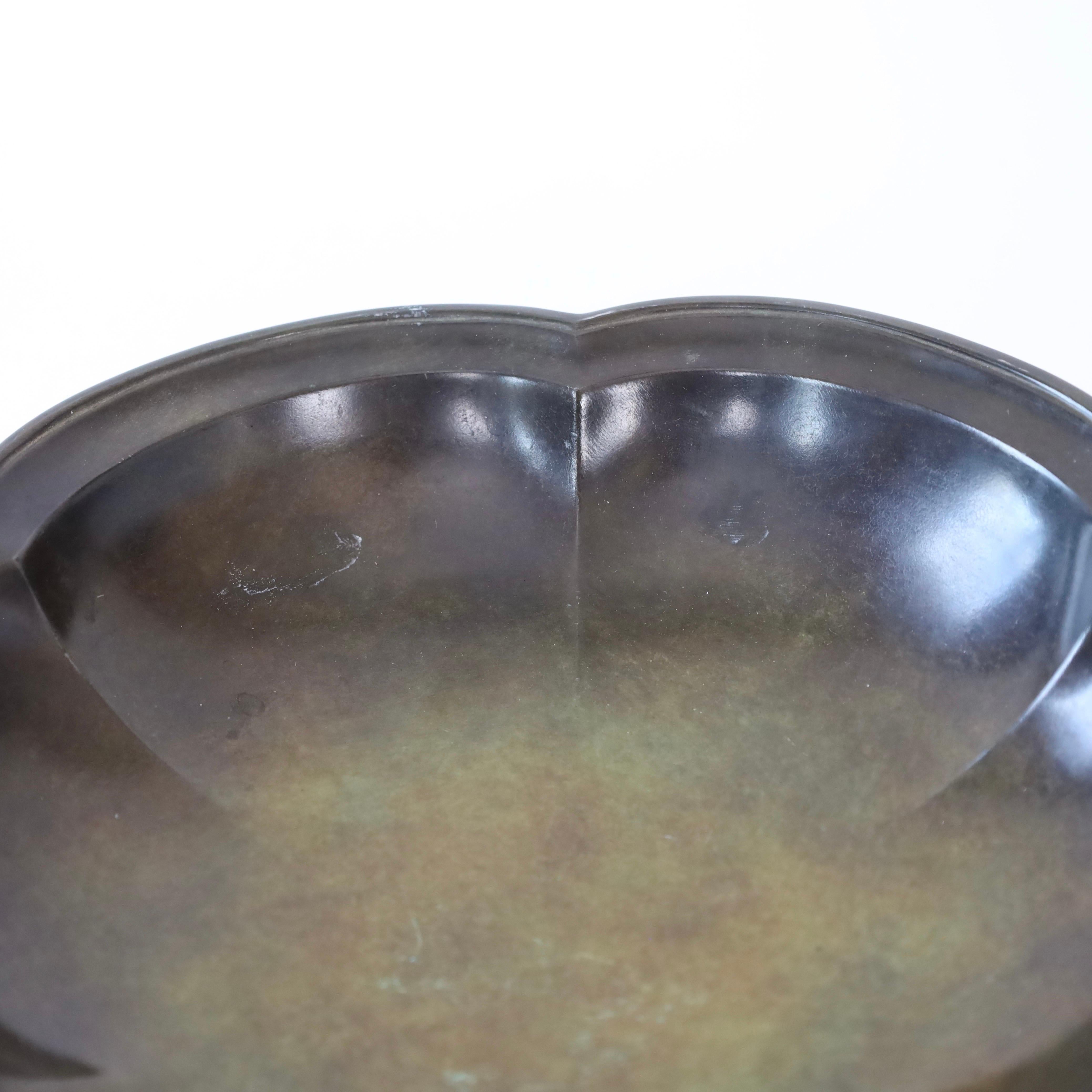 Just Andersen Art Deco bowl, 1930s, Denmark For Sale 4