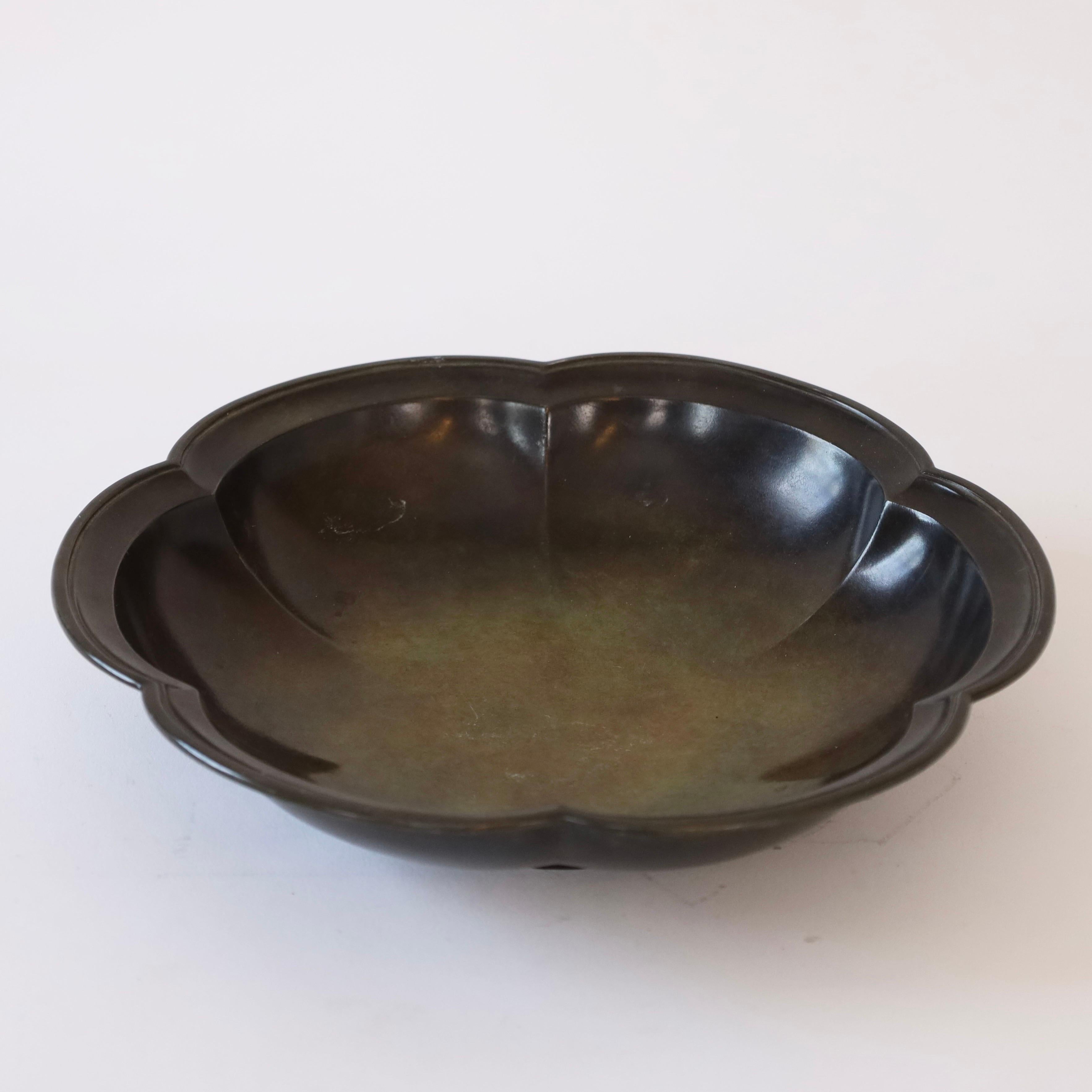 Just Andersen Art Deco bowl, 1930s, Denmark For Sale 1