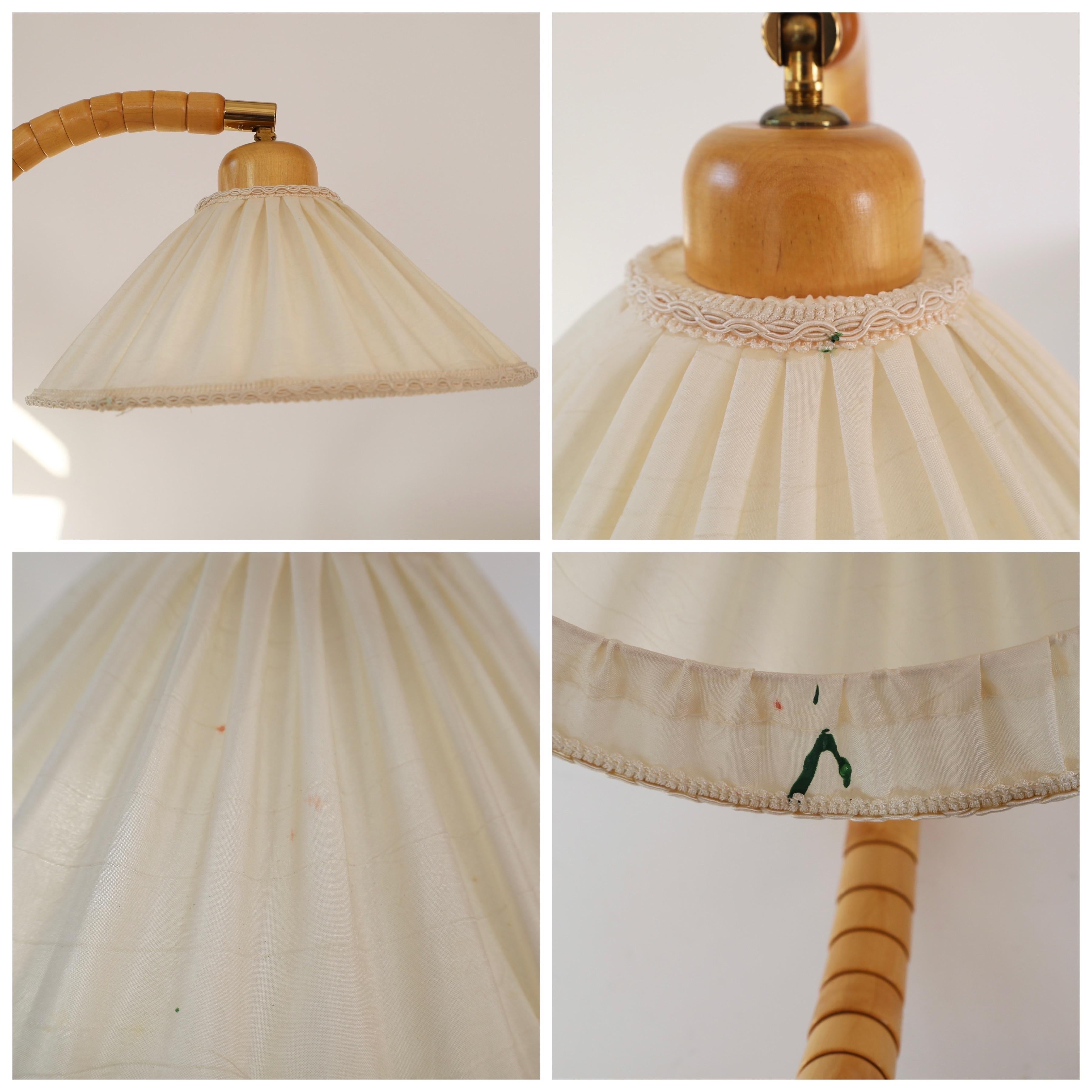 Lampe de table moderne suédoise en bois de bouleau par Markslöjd, Suède, années 1980 en vente 6
