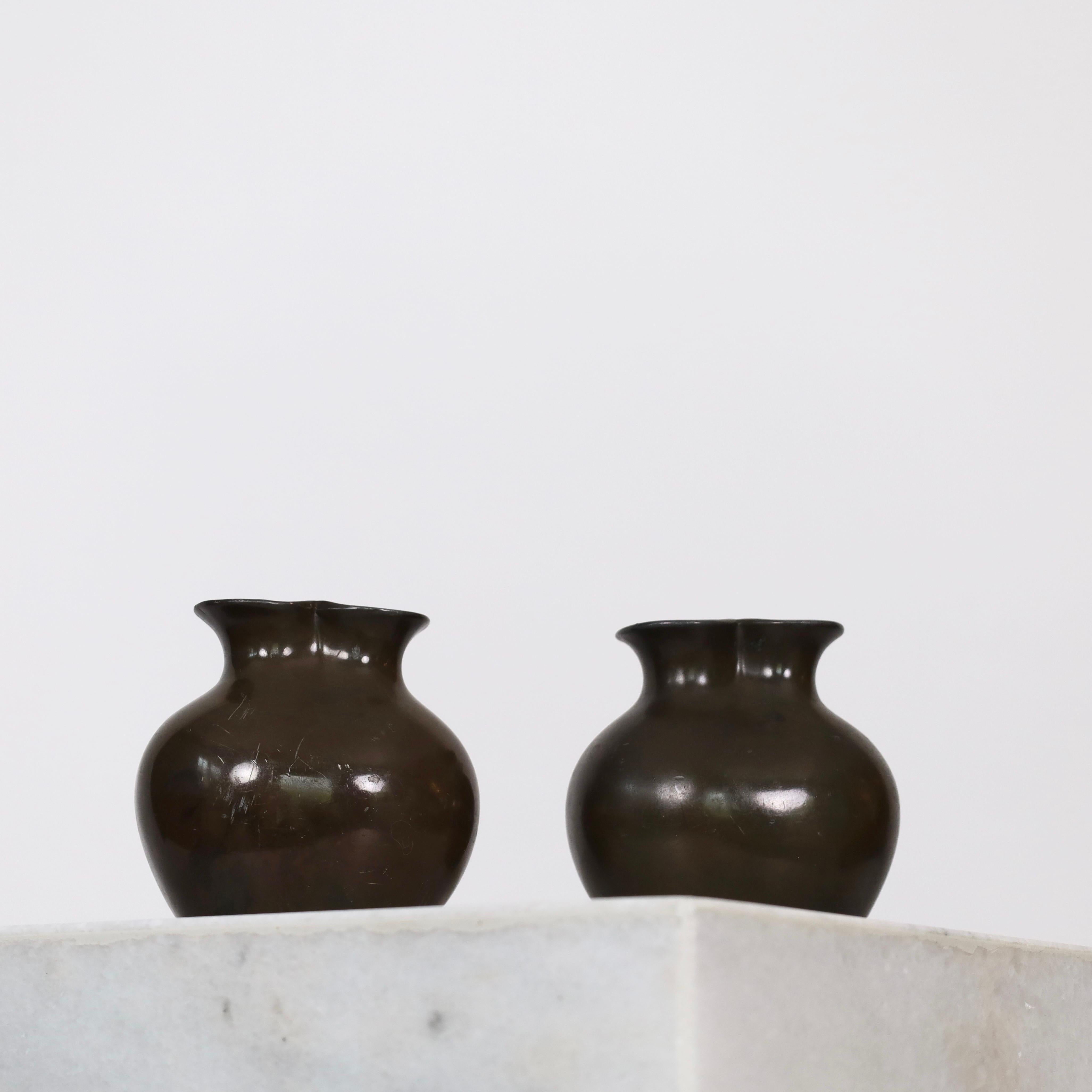 Early 20th Century Set of Art Deco Vases by Just Andersen, 1920s, Denmark For Sale