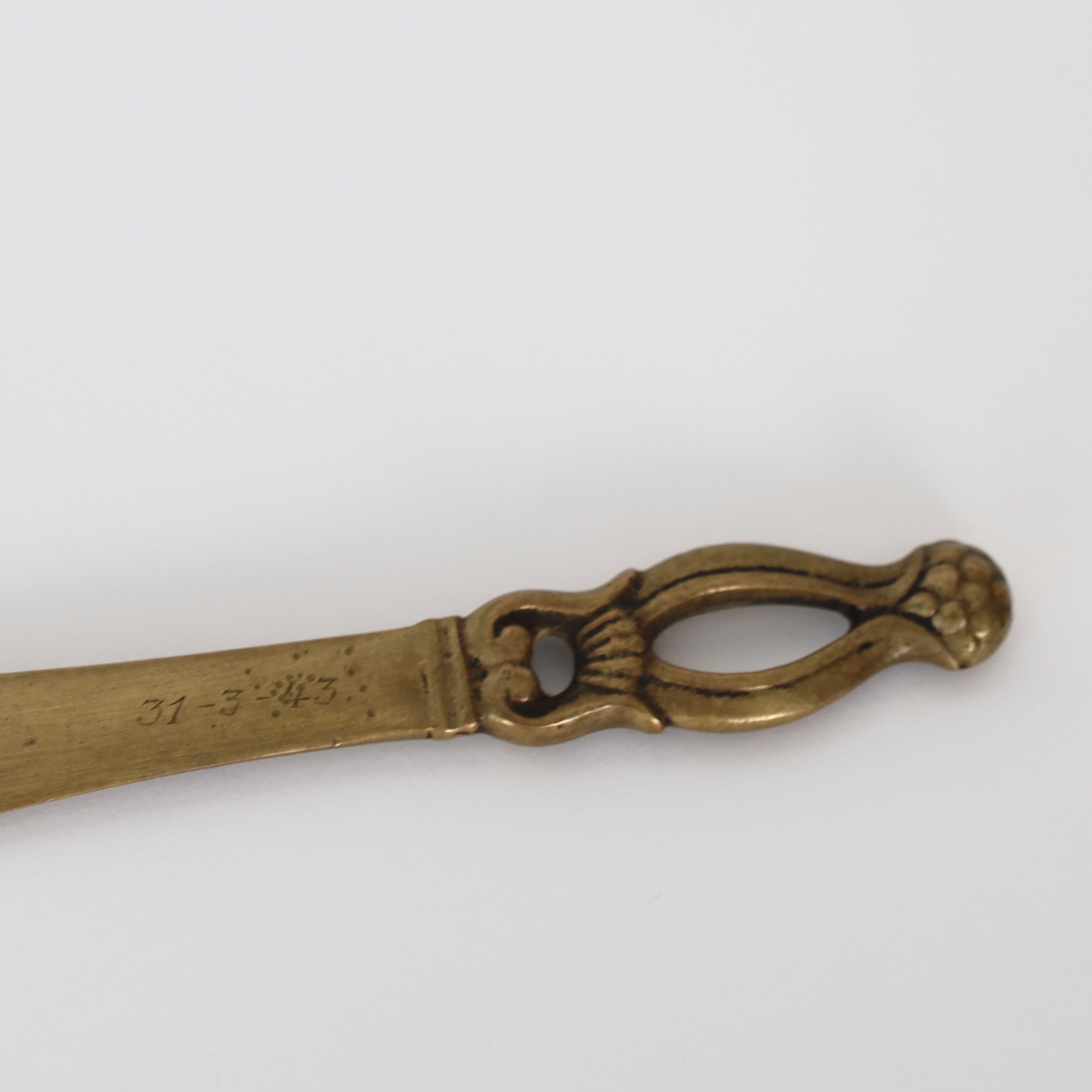 Bronze Tray & Letter Knife designed by Just Andersen, 1920s, Denmark For Sale 7