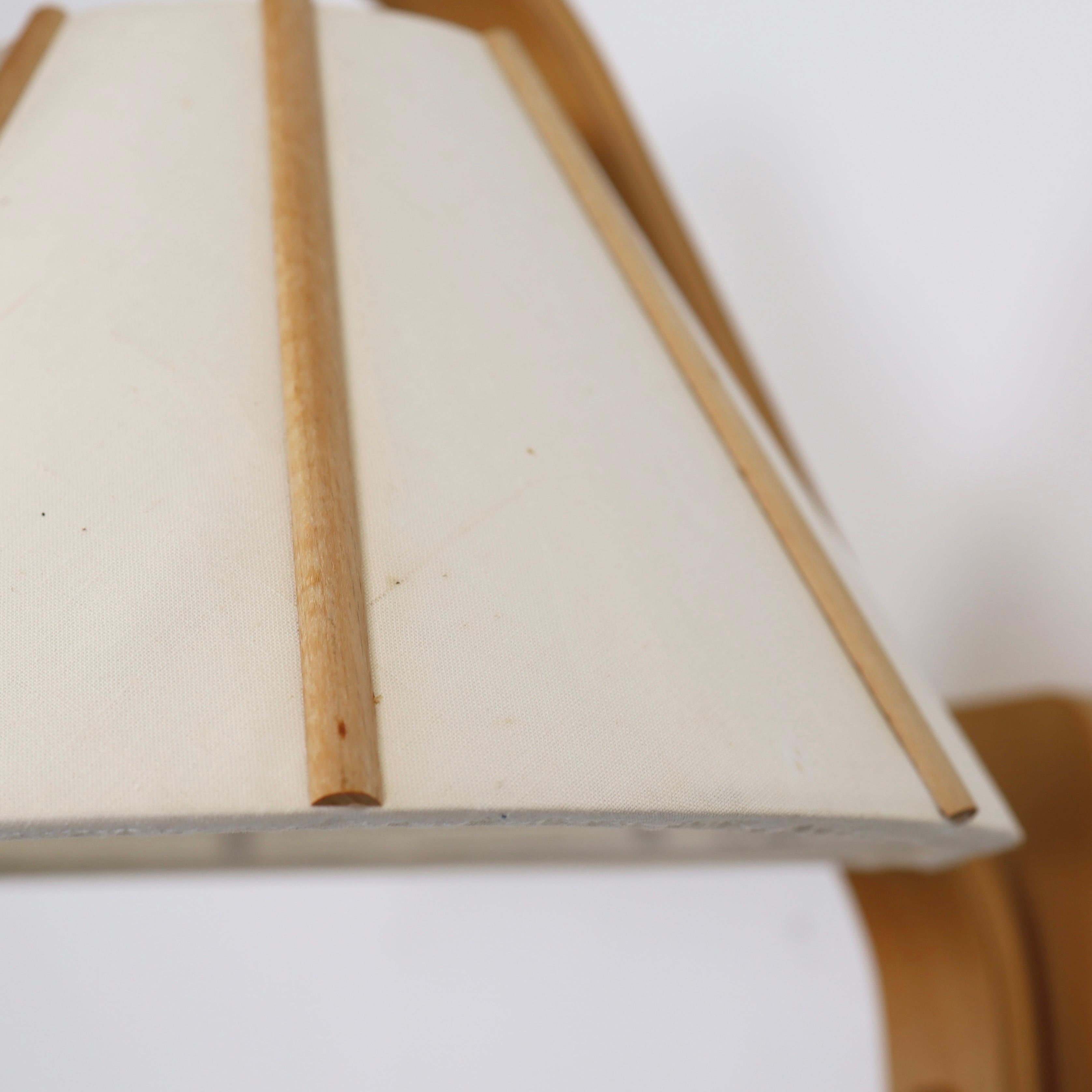 Aplique moderno escandinavo de madera de haya de Jan Wickelgren, años 70, Suecia en venta 4