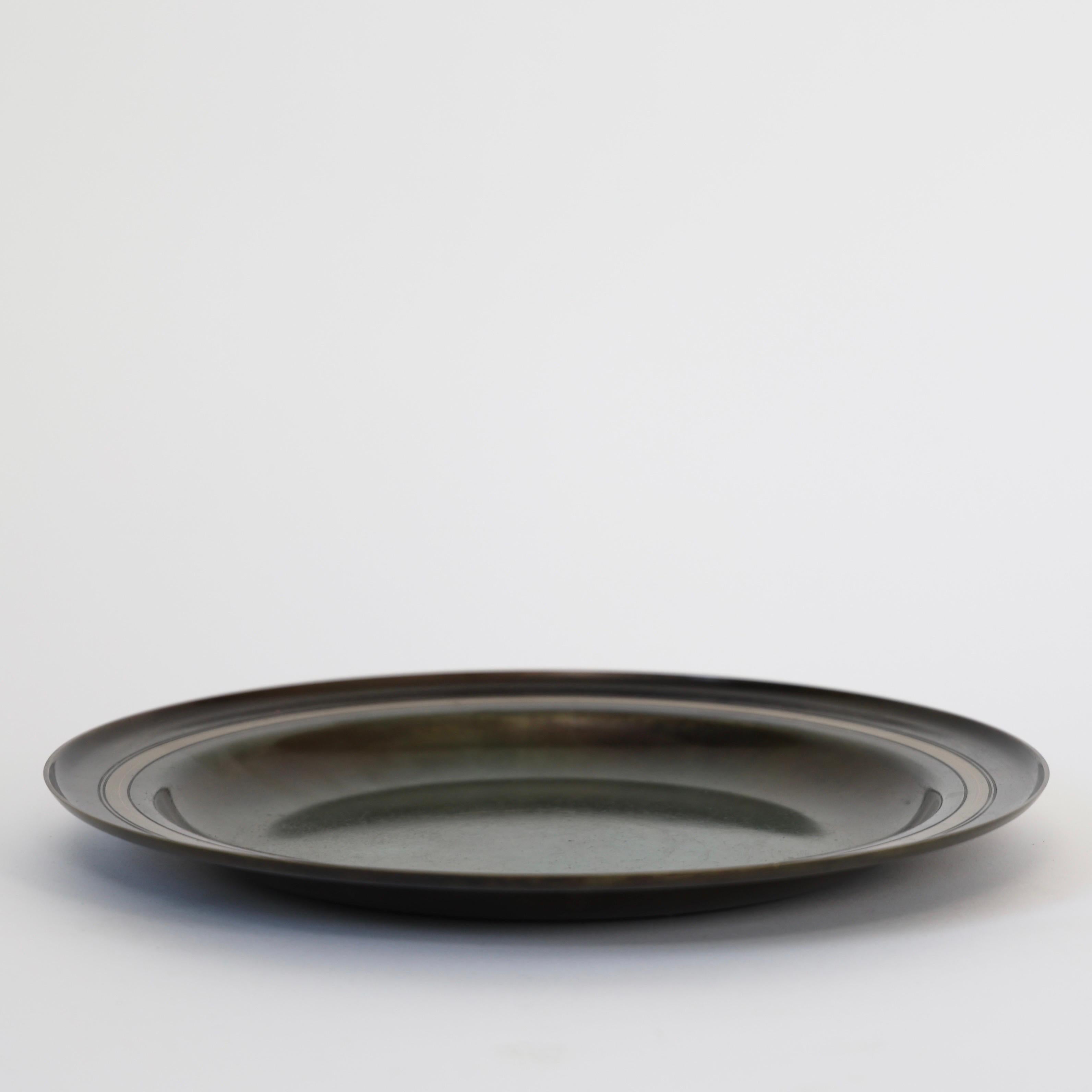 Danish Large Bronze Bowl by Just Andersen, 1930s, Denmark For Sale
