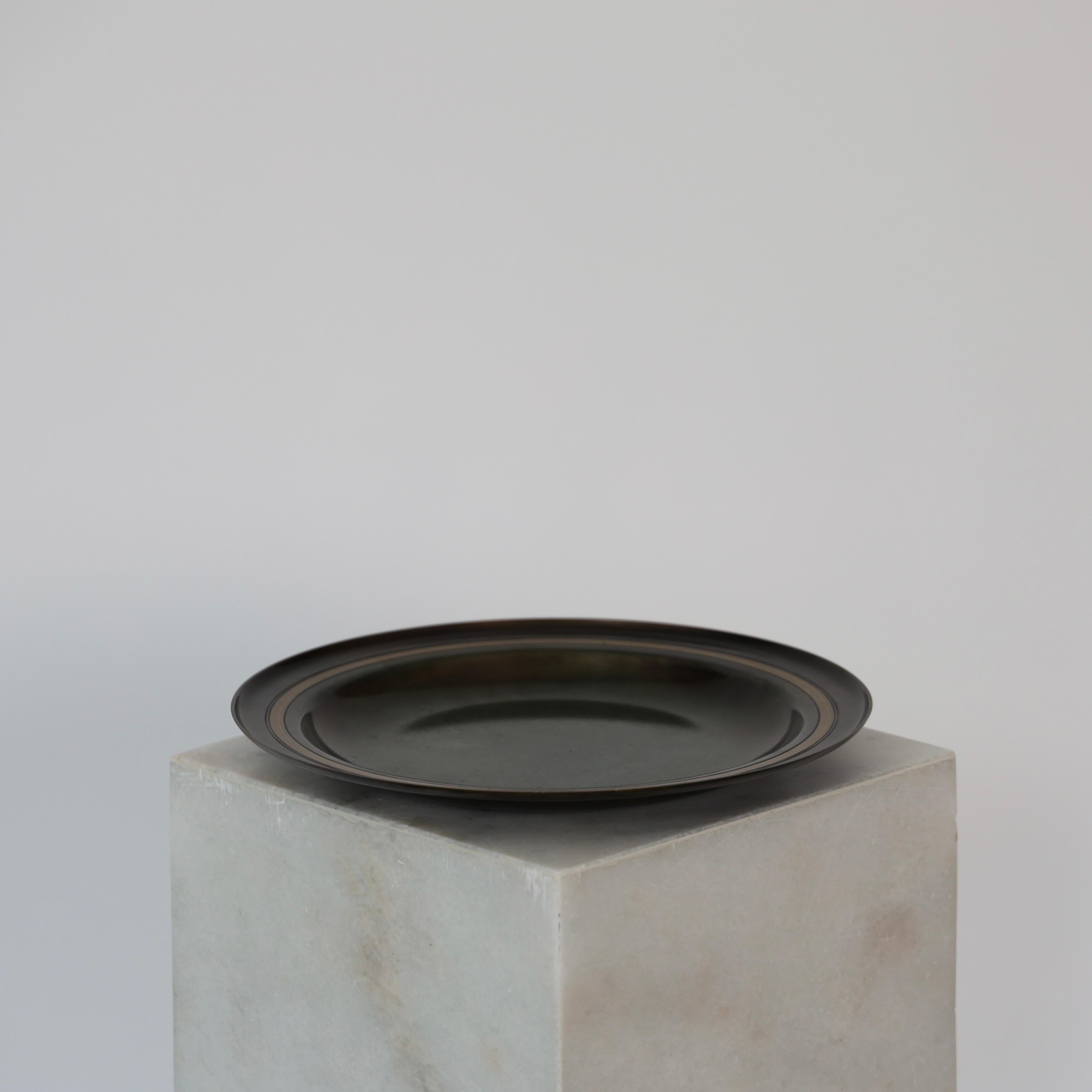 Large Bronze Bowl by Just Andersen, 1930s, Denmark For Sale 2