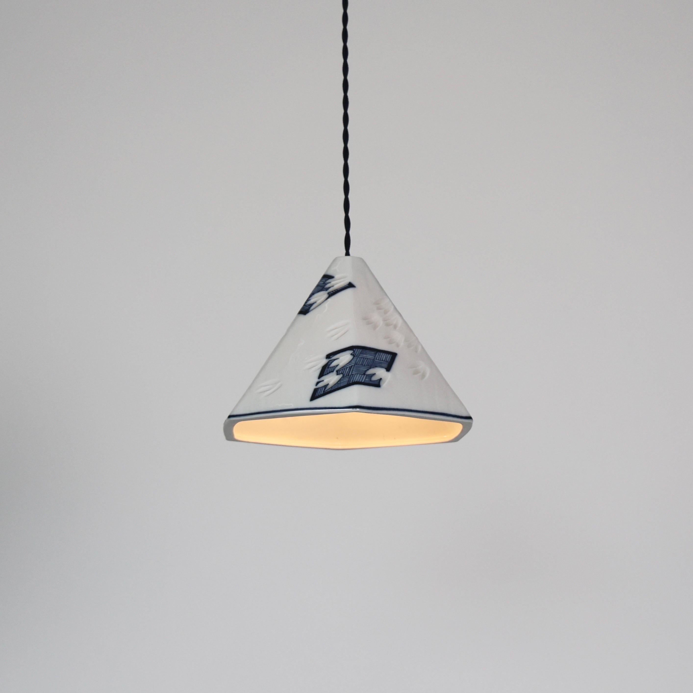 Lampada a sospensione in porcellana Royal Copenhagen disegnata da Anne Marie Trolle, Danimarca in vendita 1