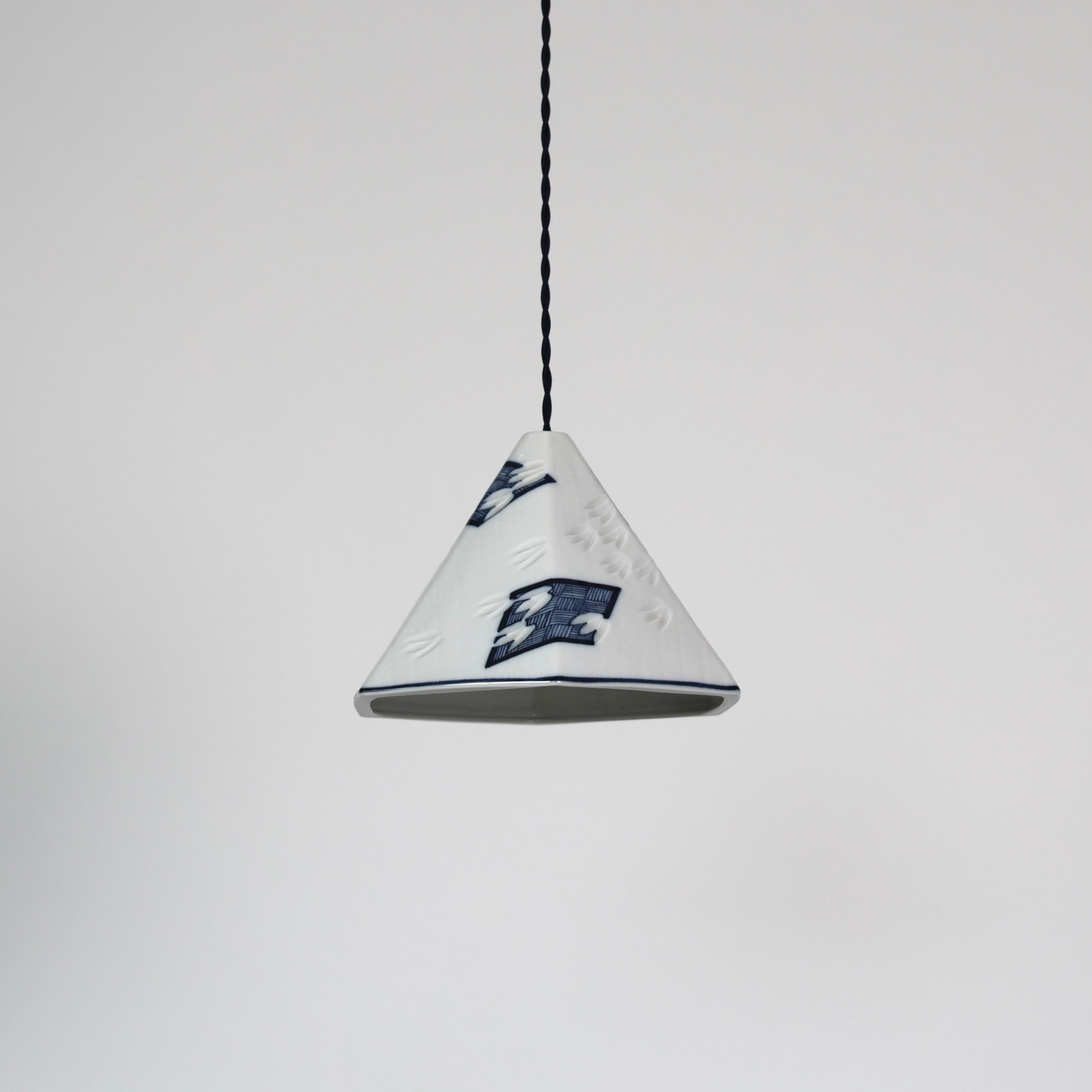 Lampada a sospensione in porcellana Royal Copenhagen disegnata da Anne Marie Trolle, Danimarca in vendita 2