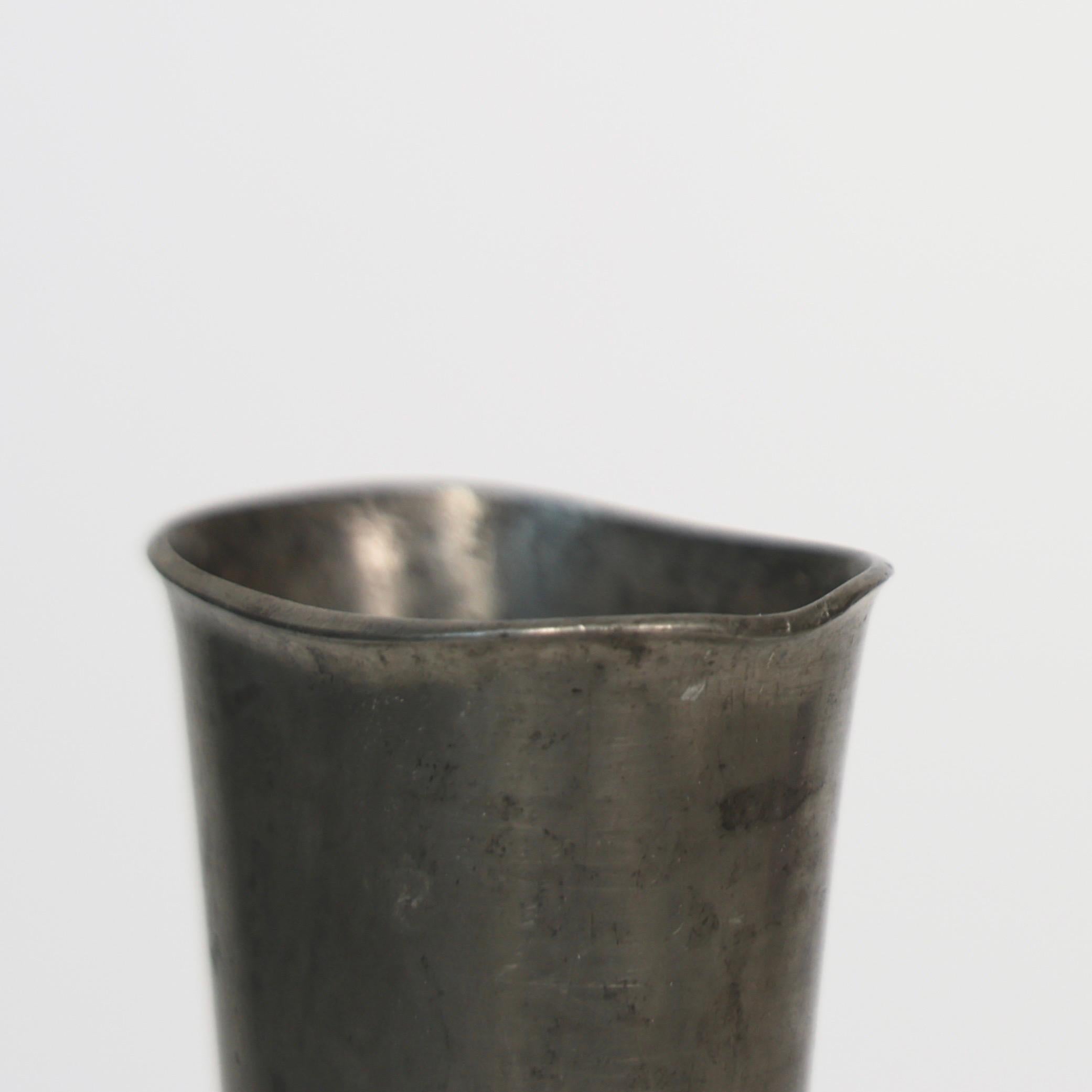Pewter Vase by Just Andersen, 1950s, Denmark For Sale 1