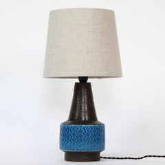 Stoneware desk lamp by Svend Aage Holm Sorensen, 1950s, Denmark