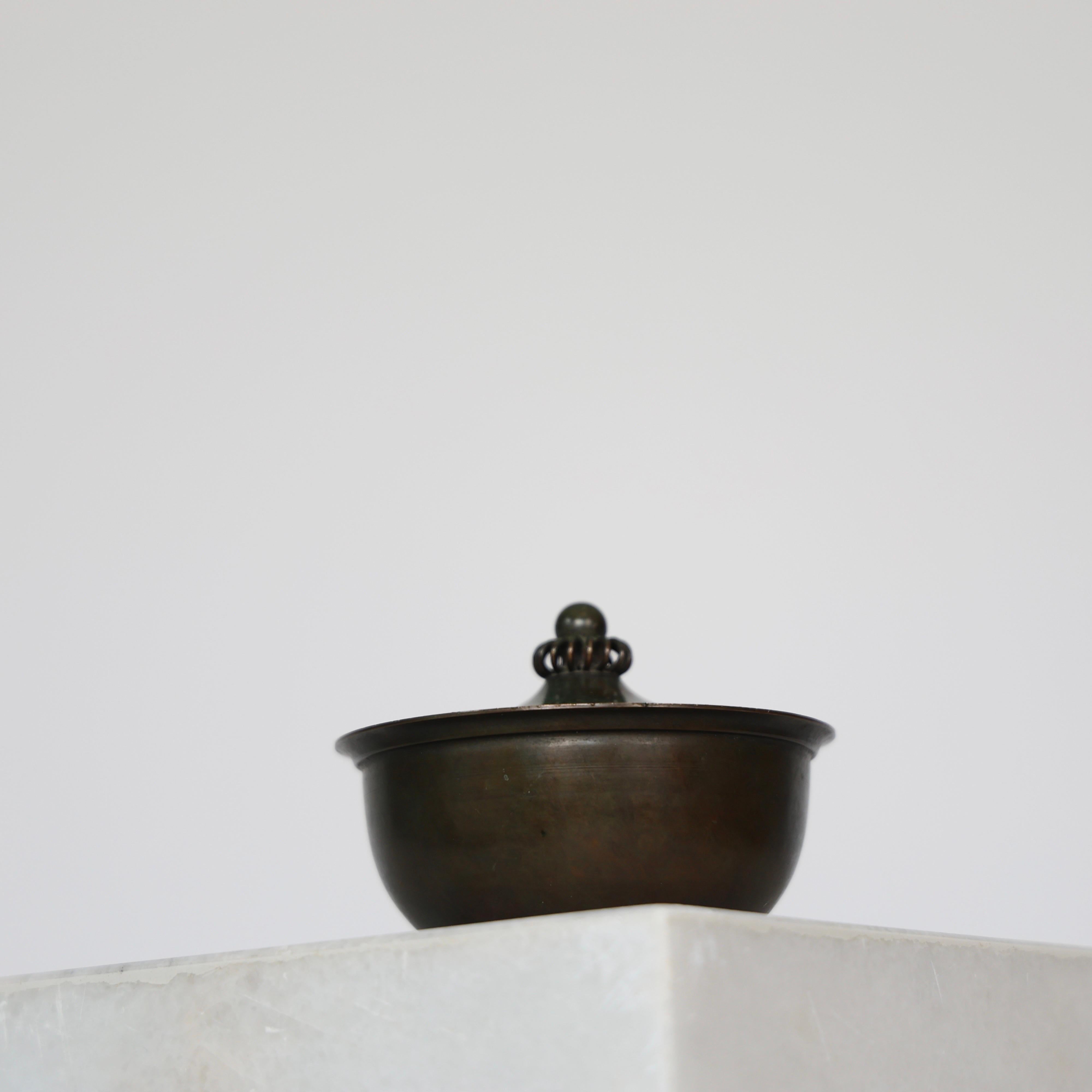 Bronze Jar by Just Andersen, 1930s, Denmark For Sale 1