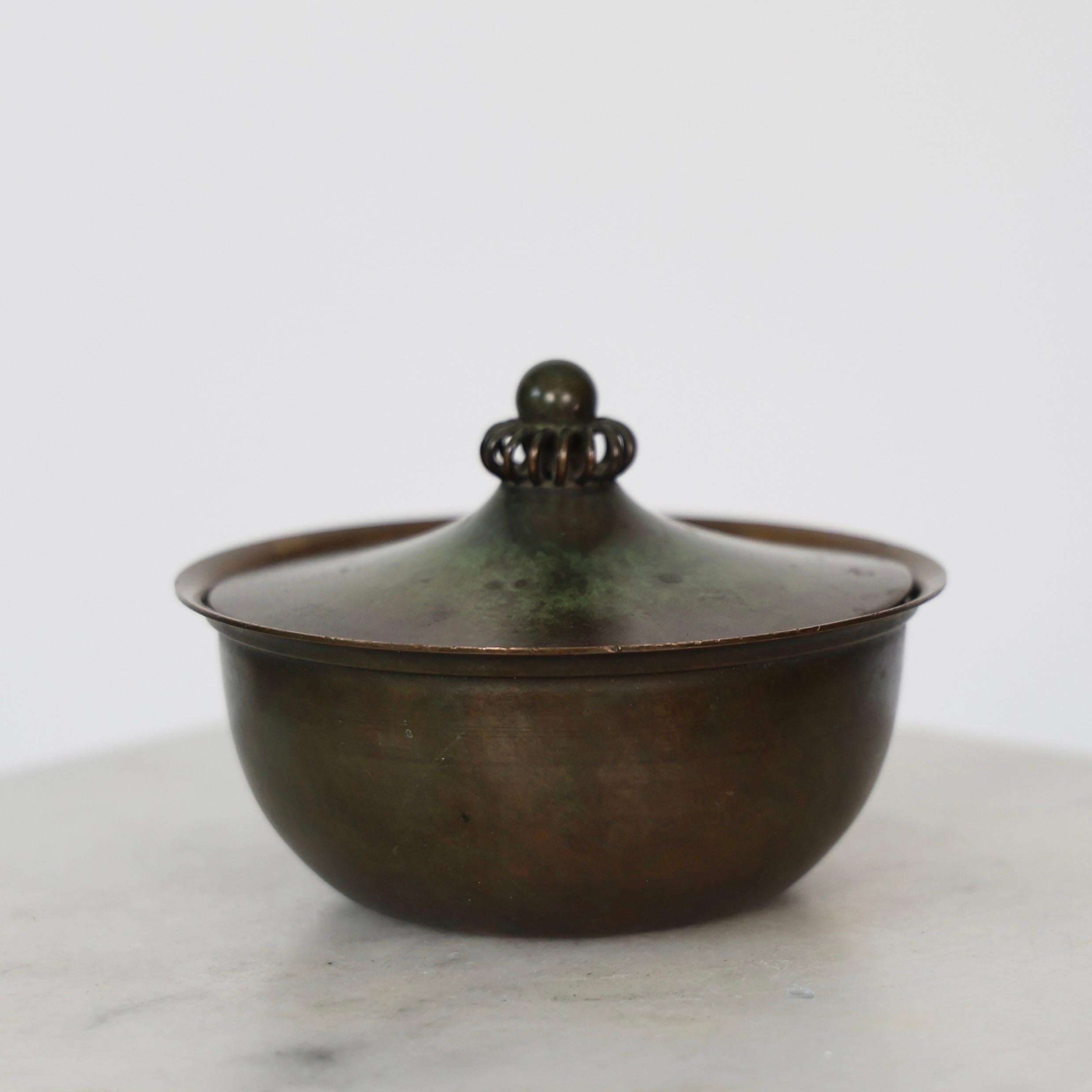 Bronze Jar by Just Andersen, 1930s, Denmark For Sale 2