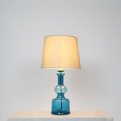 Danish Modern Glass Table Lamp by Lisbeth Brams for Fog & Morup, 1960s, Denmark