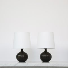 Set of Round Table Lamps by Just Andersen, 1930s, Denmark
