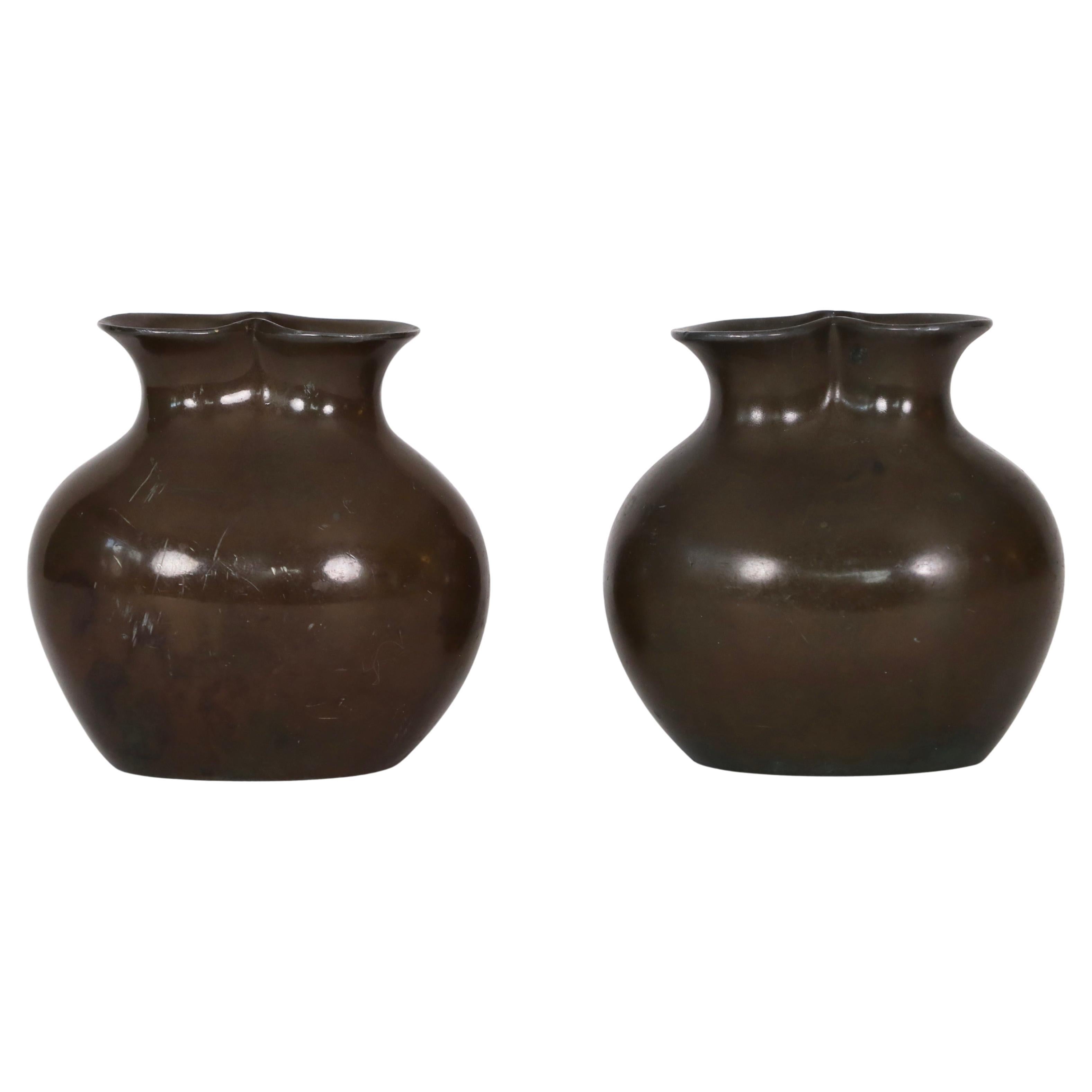 Set di vasi Art Deco di Just Andersen, anni '20, Danimarca