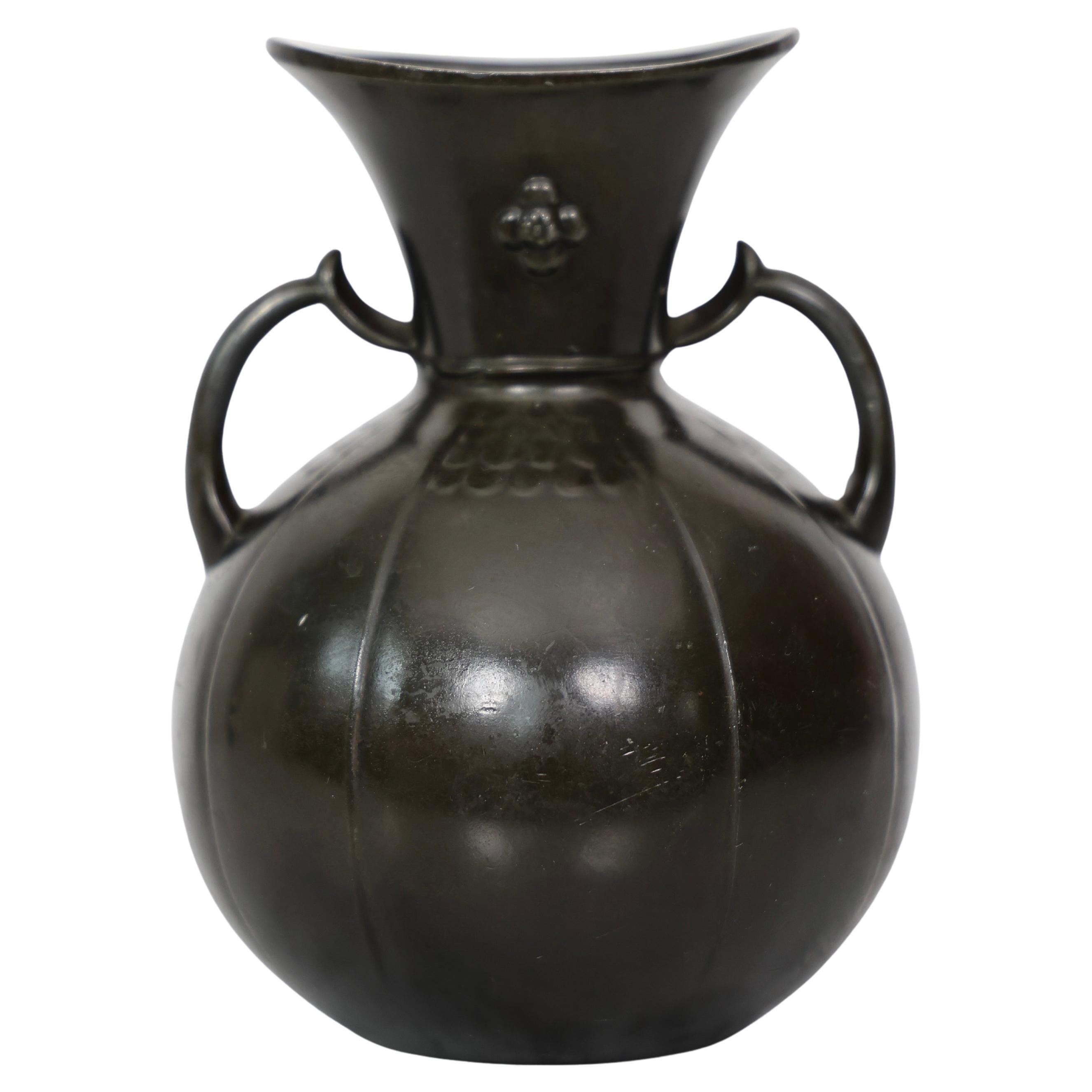Vaso Art déco di Just Andersen, anni '20, Danimarca