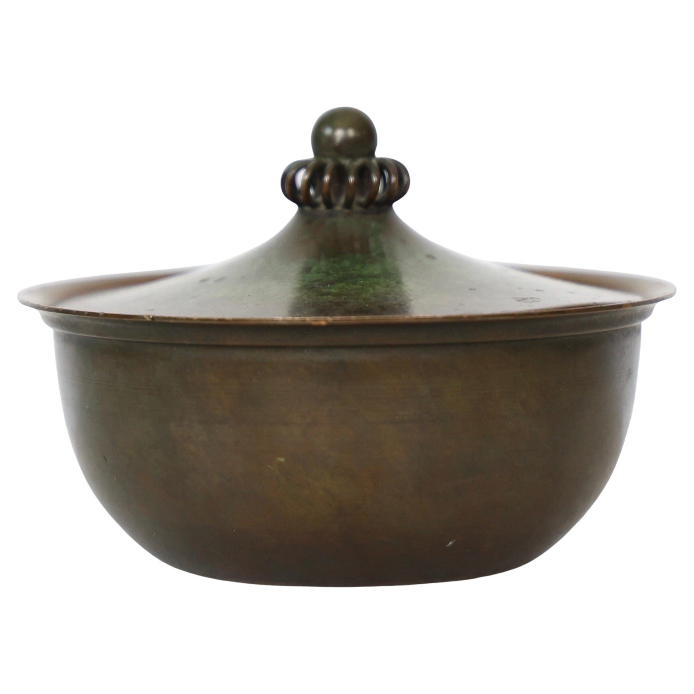 Bronze Jar by Just Andersen, 1930s, Denmark For Sale