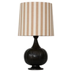 Lampada da tavolo Diskometal a forma di zucca di Just Andersen, anni '20, Danimarca