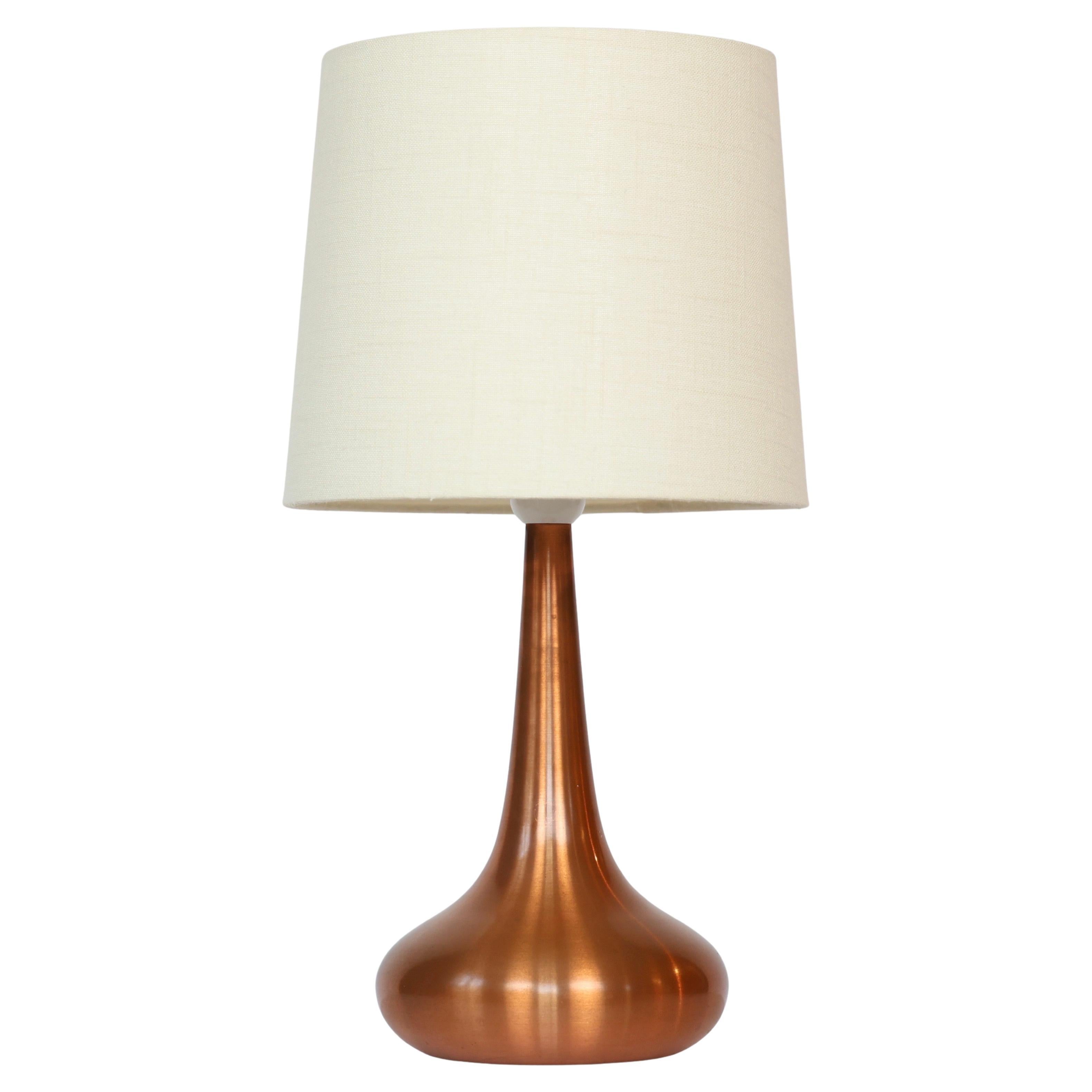 Danish Modern Copper Desk Lamp by Jo Hammerborg, 1960s, Denmark