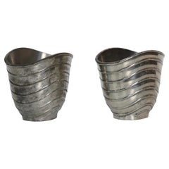 Goblets by Ellen Schlanbush for Just Andersen, 1950s, Denmark Goblets by Ellen Schlanbush for Just Andersen, 1950s, Denmark