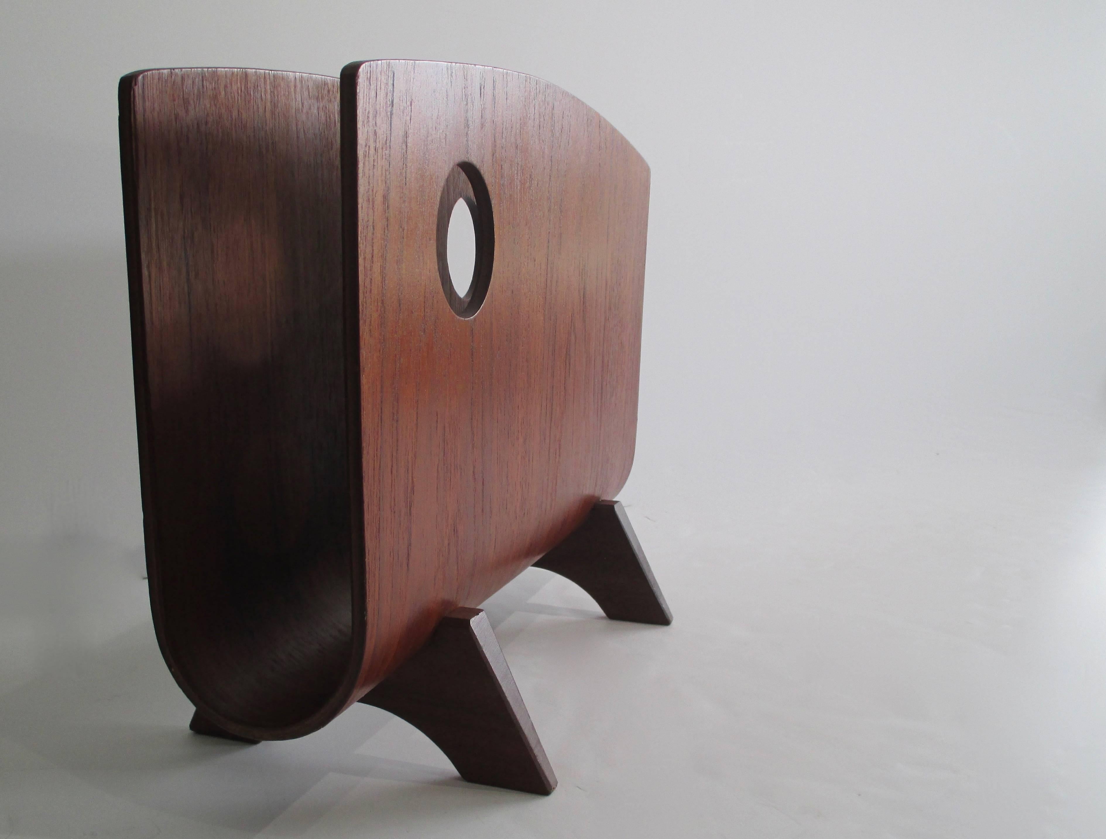 Modern Magazine Rack by Walter Dippen