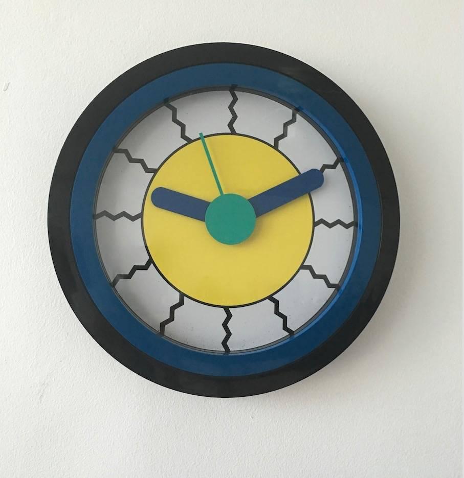 Wall clock by Natalie Du Pasquier & George Sowden.
