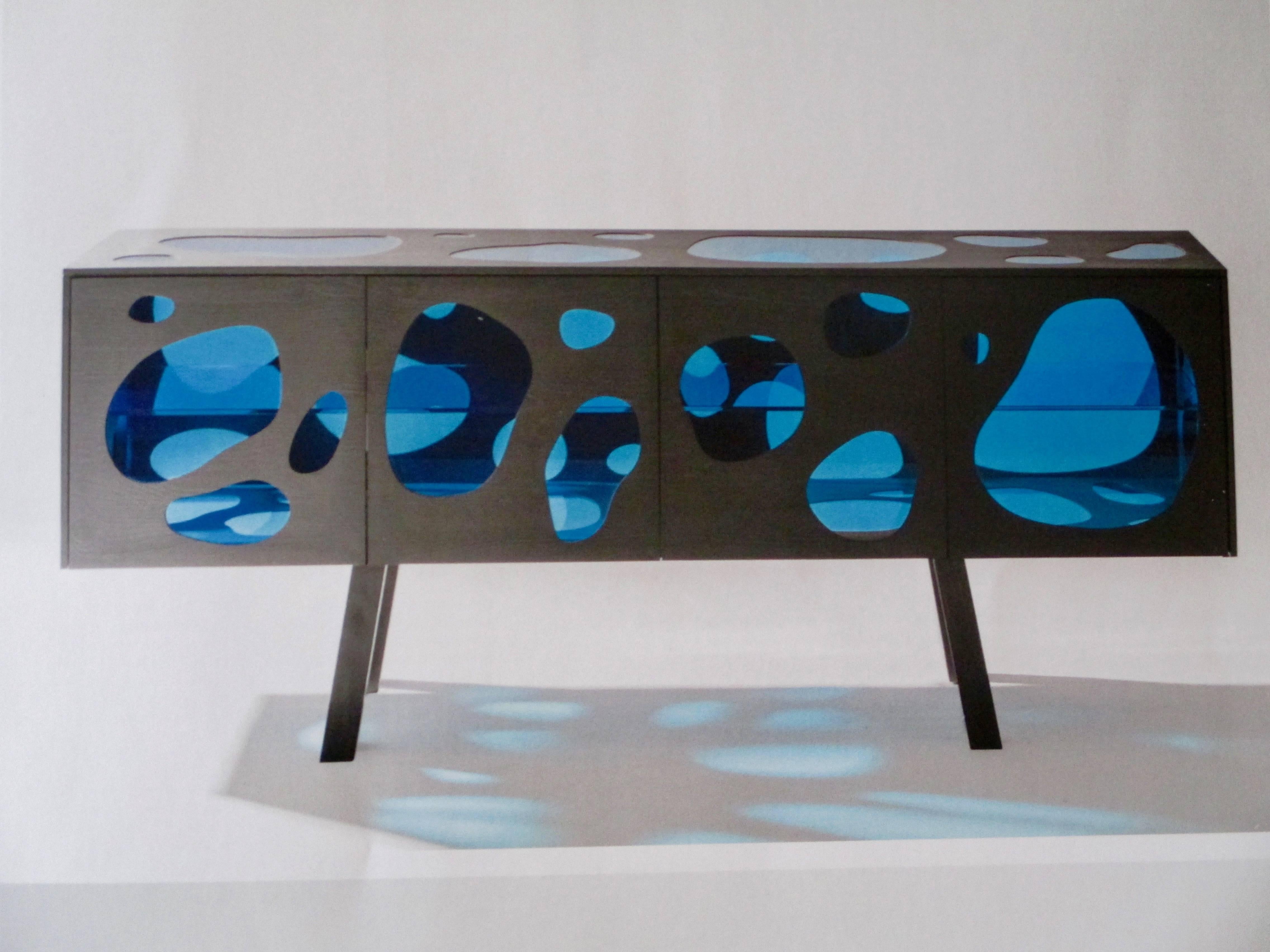 Stained Cabinet (Aquario) by Fernando and Humberto Campana For Sale
