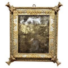 Large Baroque Style Hand Carved And Gilded Mirror