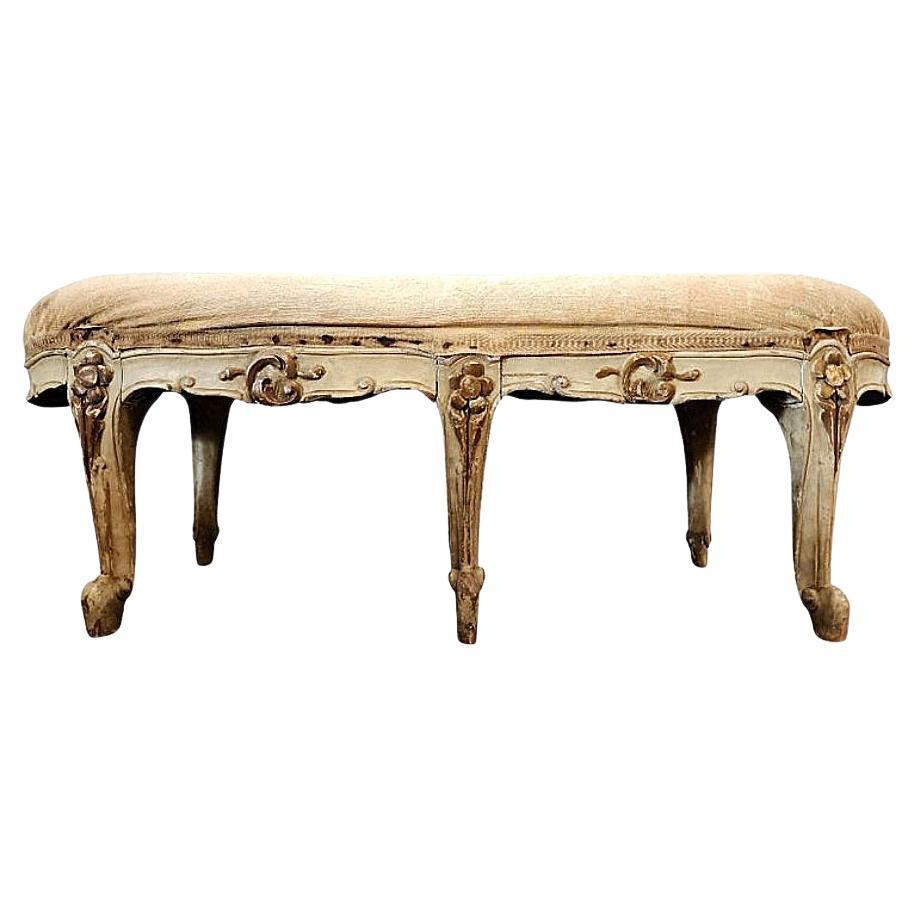 French Foot Stool 19th Century  For Sale