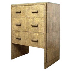 R & Y Augousti Lizard Covered Chest of Drawers
