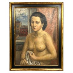 Nude Oil on Canvas By Jacob Glushakow