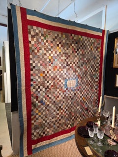 American Folk Art Quilt Celebrating the Countries Centennial Dated 1876