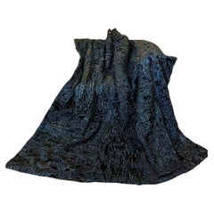 Real Natural King Size Fur Blanket Karakul Lamb