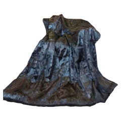 Real Natural Nutria Beaver Fur King Size Blanket