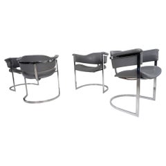 Set of 4 dining chairs by Vittorio Introini for Mario Sabot, 1970