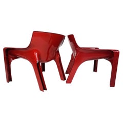 Vico Magistretti: „Vicario“ – 2er-Set Lounge-Sessel für Artemide, 1970