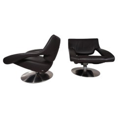 De Sede DS-255 Avantgarde Lounge Chair in Dark Brown Leather, 2000
