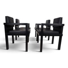 Set of 4 Tecta D51 beech dining/conference chairs by Walter Gropius, 1923