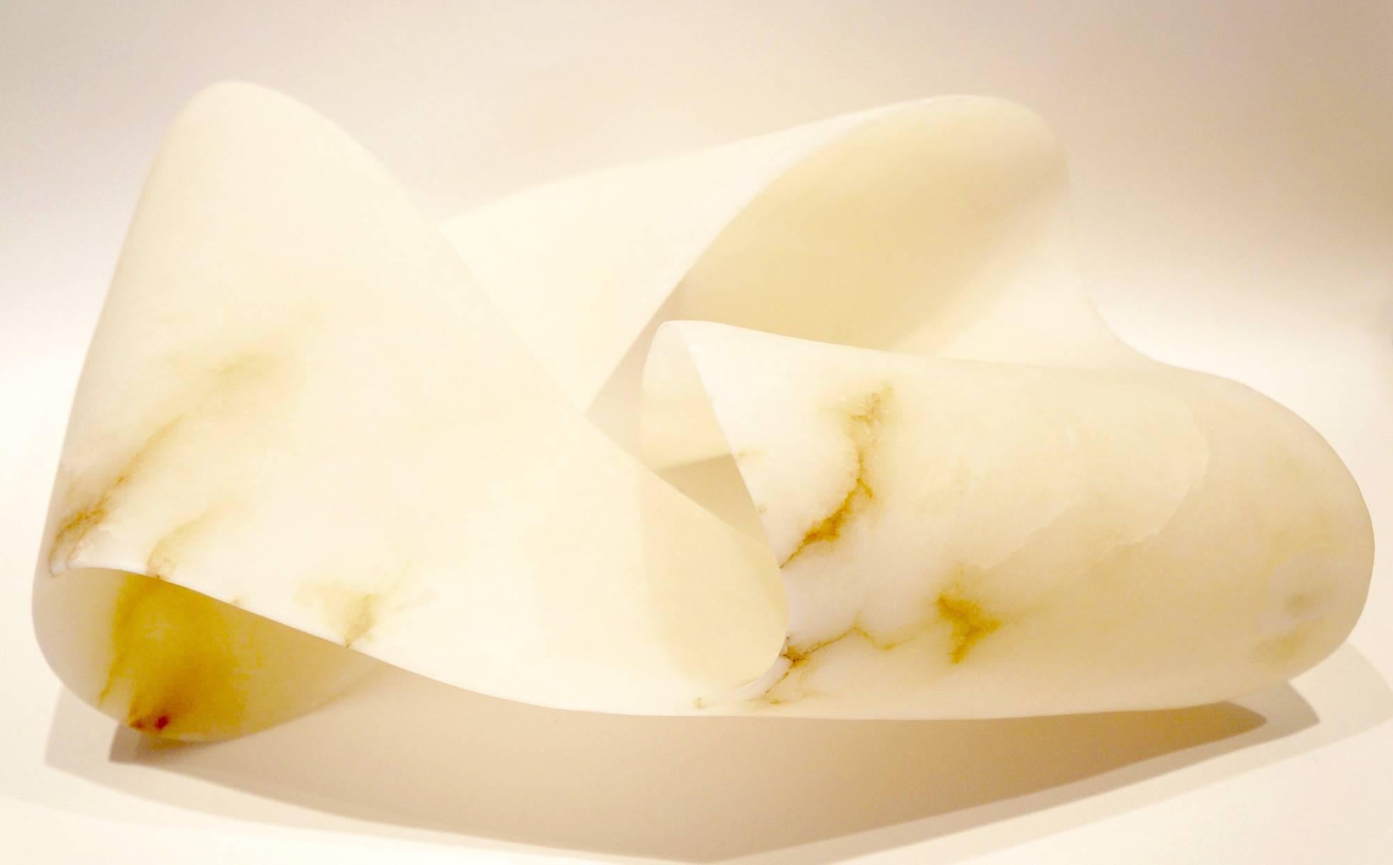 Minimalist Alabaster Mobius