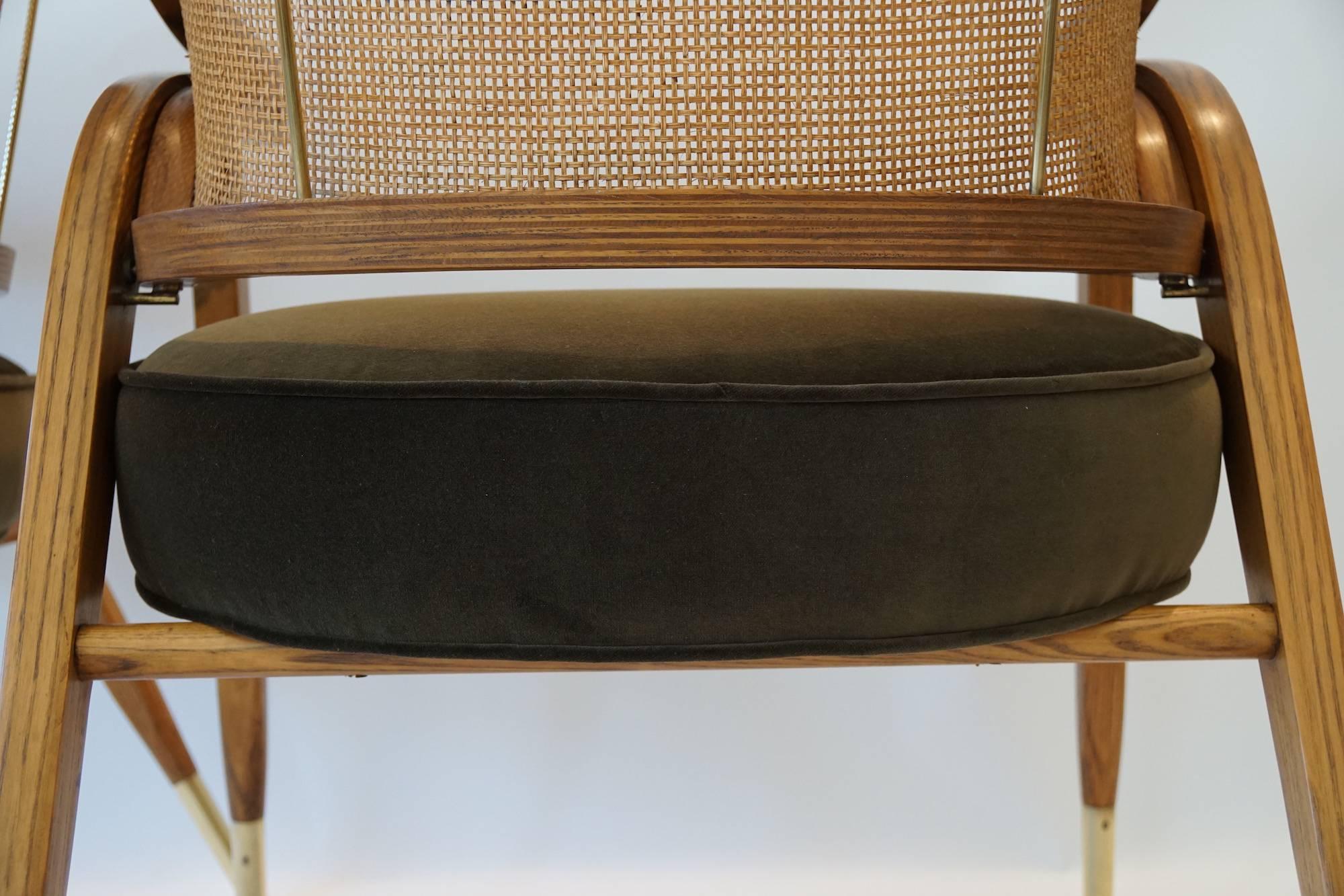 20th Century Pair of Edward Wormley Chairs for Dunbar