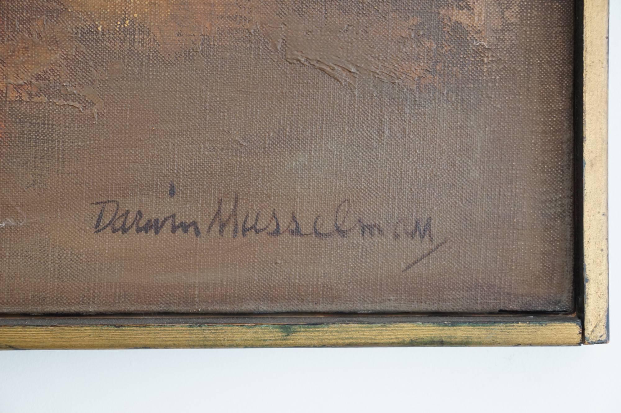 1960s Oil Painting by Darwin Musselman In Good Condition For Sale In Los Angeles, CA