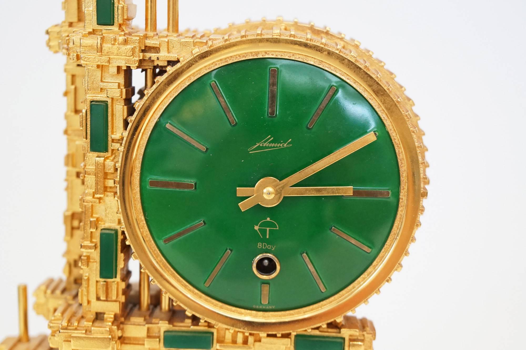 Mid-Century Modern 1960s Schmid Modernist Clock For Sale