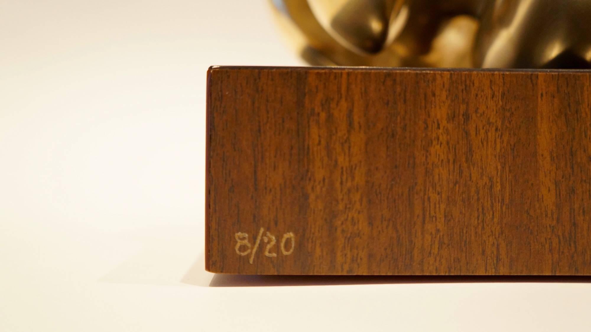 20th Century Bronze Abstract Sculpture by Eli Karpel