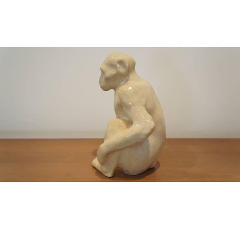 French Primavera Primate Sculpture For Sale